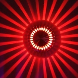 Applique da parete LED moderna contemporanea in metallo argento