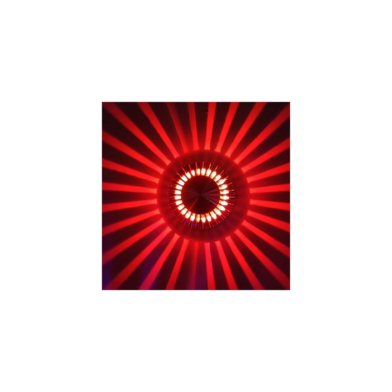 Applique da parete LED moderna contemporanea in metallo argento