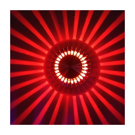 Applique da parete LED moderna contemporanea in metallo argento