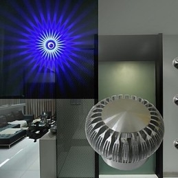 Applique da parete LED moderna contemporanea in metallo argento