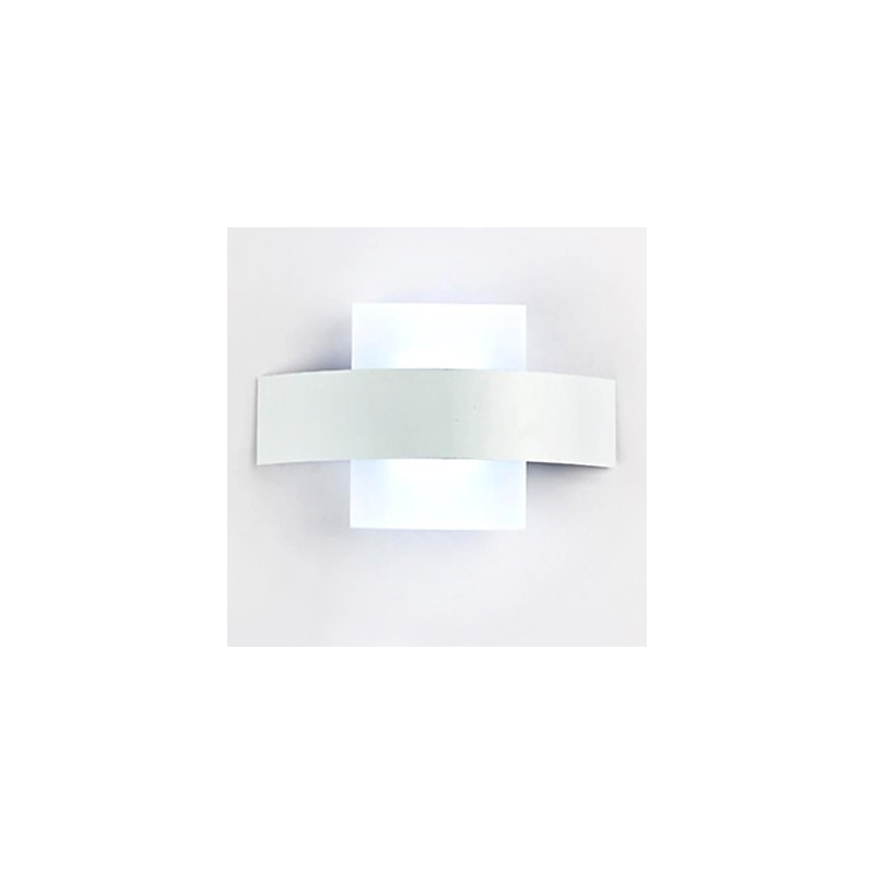 Applique da parete a filo per bagno mini moderna in metallo LED 8 W