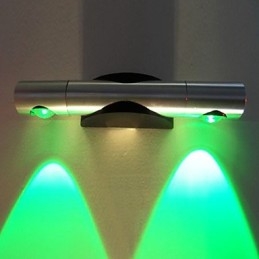 Applique da parete a filo mini moderna/contemporanea in legno e bambù