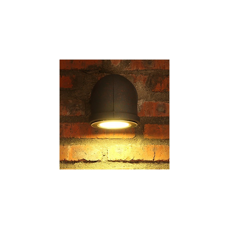 Applique da parete rustica in tubo dell'acqua, stile retrò, metallo