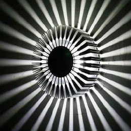 Applique da parete LED a filo moderna in metallo bianco
