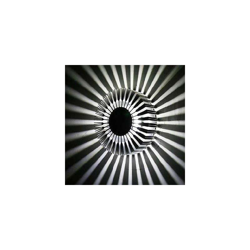 Applique da parete LED a filo moderna in metallo bianco