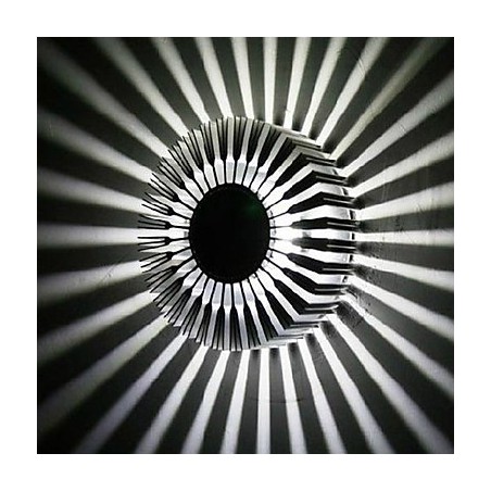 Applique da parete LED a filo moderna in metallo bianco