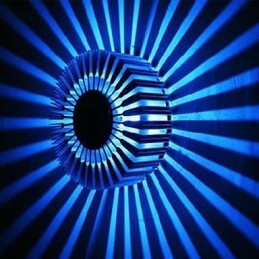Applique da parete LED a filo moderna in metallo bianco