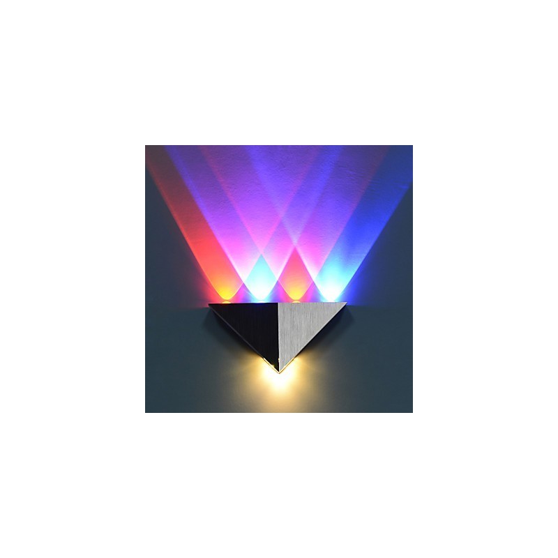Applique da parete a filo moderna in metallo e acrilico con LED integrato