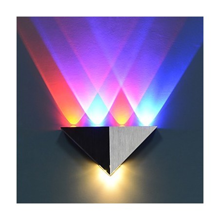 Applique da parete a filo moderna in metallo e acrilico con LED integrato