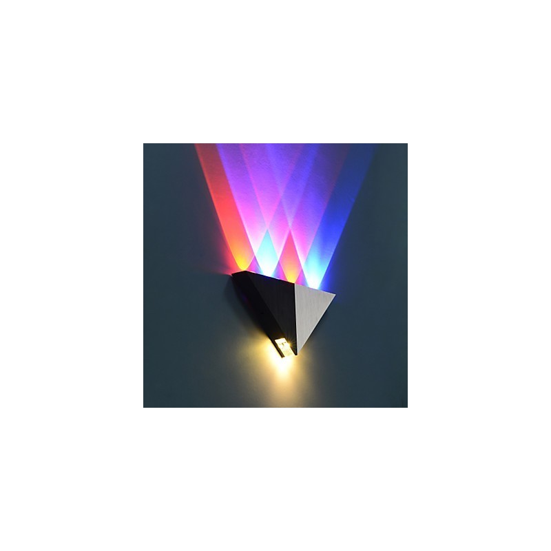 Applique da parete a filo moderna in metallo e acrilico con LED integrato