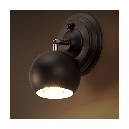 Applique da parete in ferro battuto loft rustica stile antico
