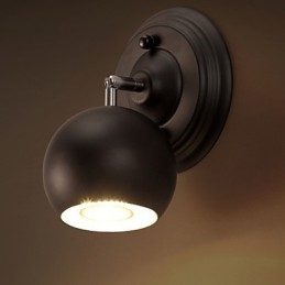 Applique da parete in ferro battuto loft rustica stile antico
