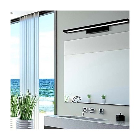 Applique da parete per bagno LED integrato 9 W finitura anodizzata