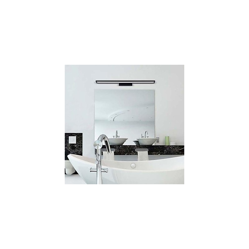 Applique da parete per bagno LED integrato 9 W finitura anodizzata