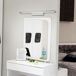 Applique da parete per bagno LED integrato 9 W finitura anodizzata