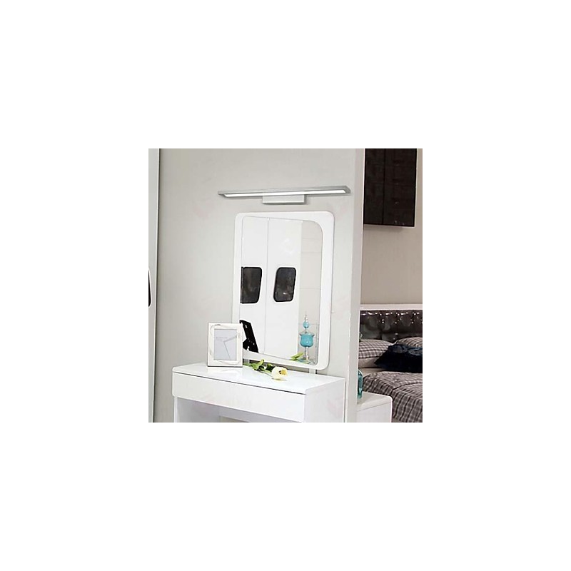 Applique da parete per bagno LED integrato 9 W finitura anodizzata