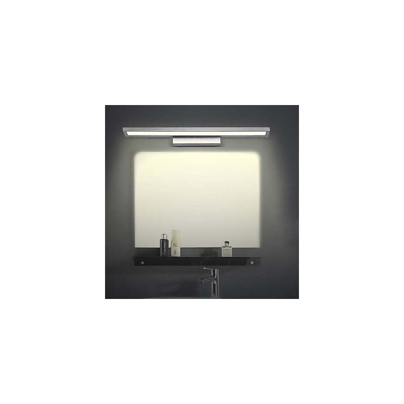 Applique da parete per bagno LED integrato 9 W finitura anodizzata