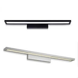 Applique da parete per bagno LED integrato 9 W finitura anodizzata