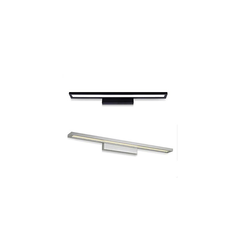 Applique da parete per bagno LED integrato 9 W finitura anodizzata