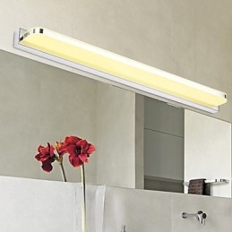 Applique da bagno LED Mini in metallo moderno contemporaneo 12W