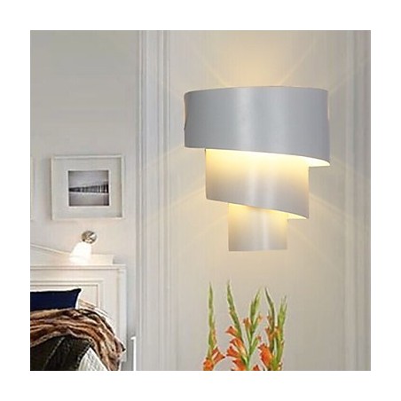 Applique da parete LED Mini Style moderna contemporanea in metallo bianco