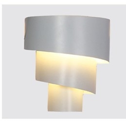 Applique da parete LED Mini Style moderna contemporanea in metallo bianco