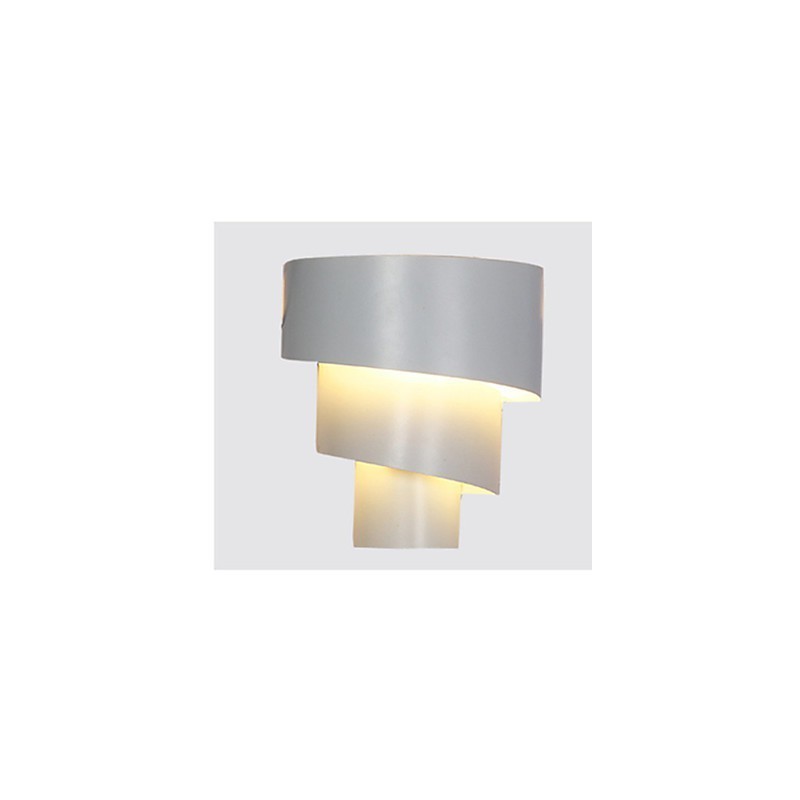 Applique da parete LED Mini Style moderna contemporanea in metallo bianco