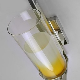Applique da parete moderna in vetro trasparente per sala da pranzo, cucina, bar e corridoio