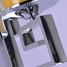 Applique da parete moderna in vetro trasparente per sala da pranzo, cucina, bar e corridoio