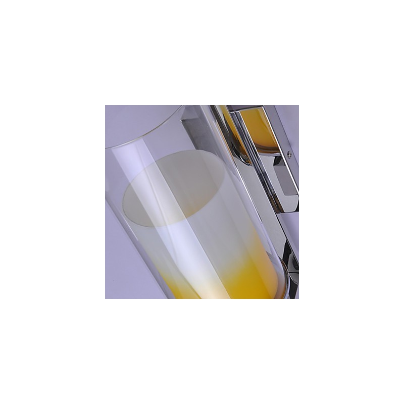 Applique da parete moderna in vetro trasparente per sala da pranzo, cucina, bar e corridoio