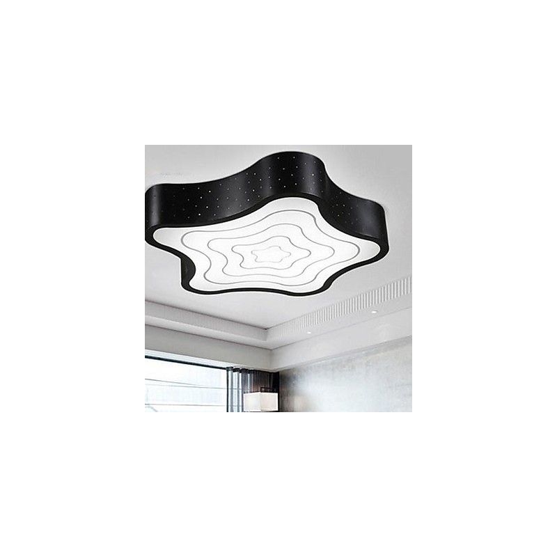Plafoniera a filo stelle marine geometriche moderne beige e bianca 43 cm 3 lampadine