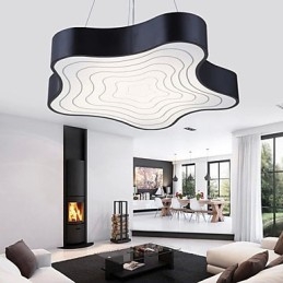 Plafoniera a filo stelle marine geometriche moderne beige e bianca 43 cm 3 lampadine