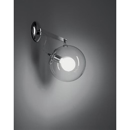 Applique da parete moderna in vetro a sfera design creativo