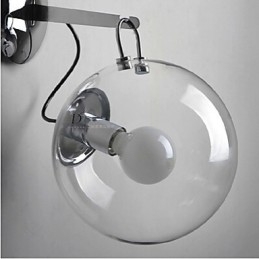 Applique da parete moderna in vetro a sfera design creativo