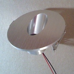 Applique da parete a filo moderna contemporanea in metallo con LED integrato