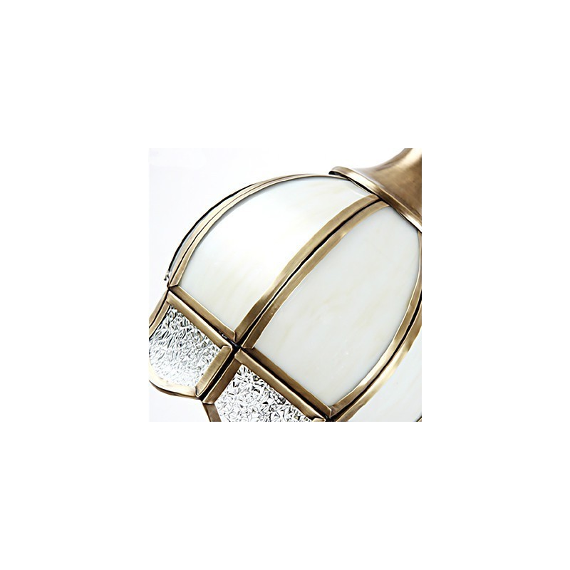 Applique da parete mini in stile tradizionale/classico, finitura ottone, 2 luci E26/E27