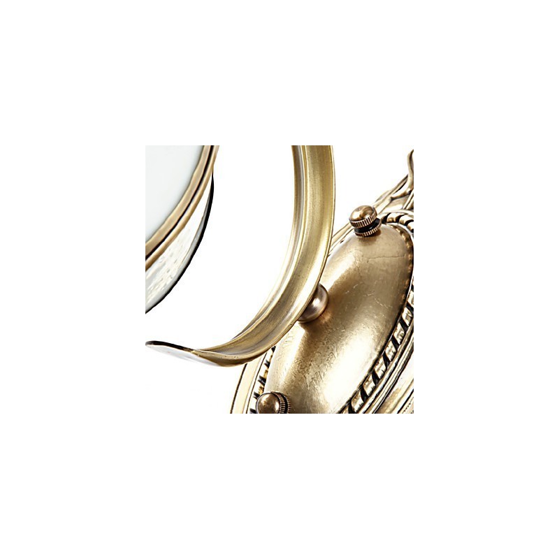 Applique da parete mini in stile tradizionale/classico, finitura ottone, 2 luci E26/E27