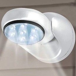Applique da parete senza fili con sensore di movimento Angel Stick Up bianca LED bianco
