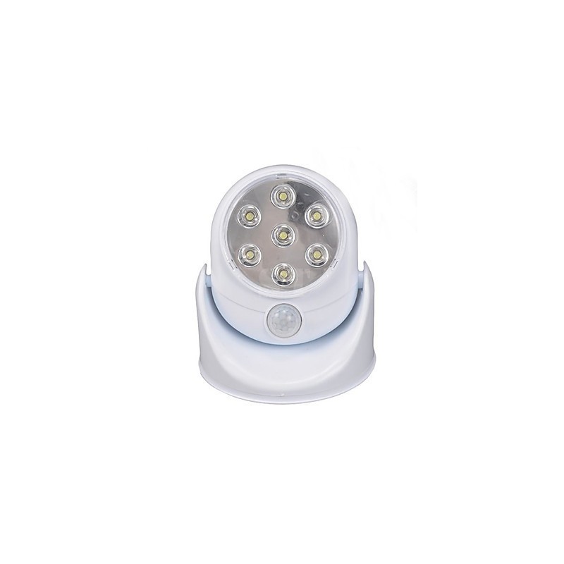 Applique da parete senza fili con sensore di movimento Angel Stick Up bianca LED bianco