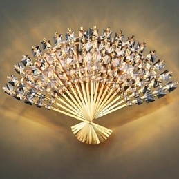Applique da parete in cristallo contemporanea per San Valentino