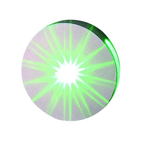 Applique da parete LED Mini Style in metallo argento