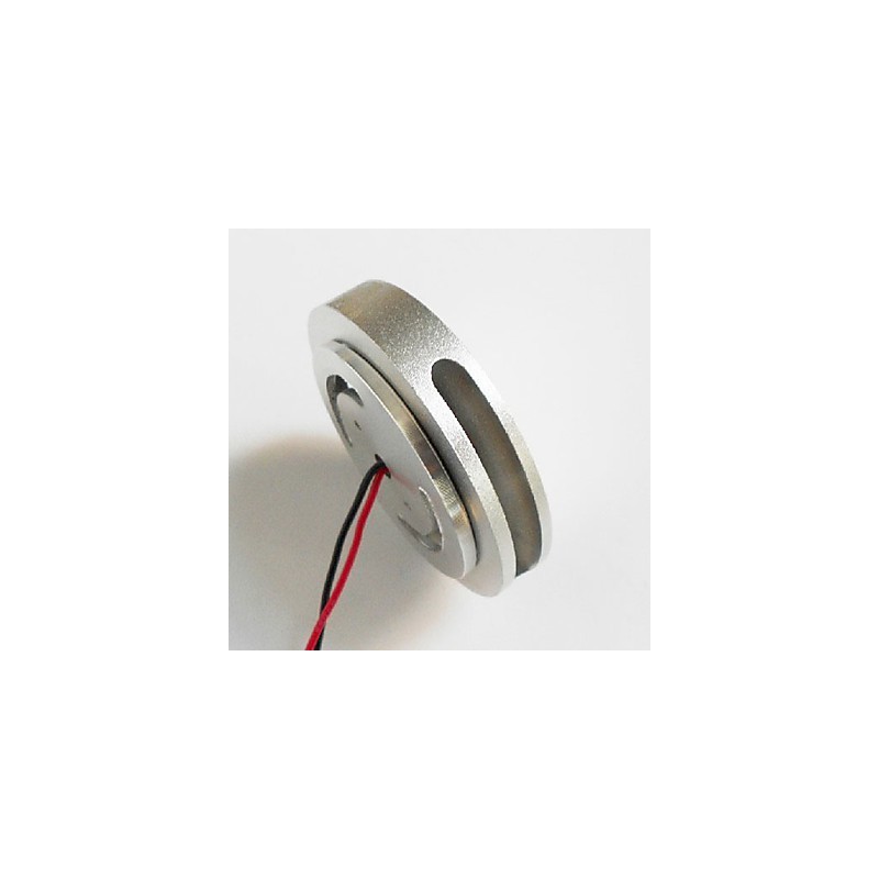 Applique da parete LED Mini Style in metallo argento