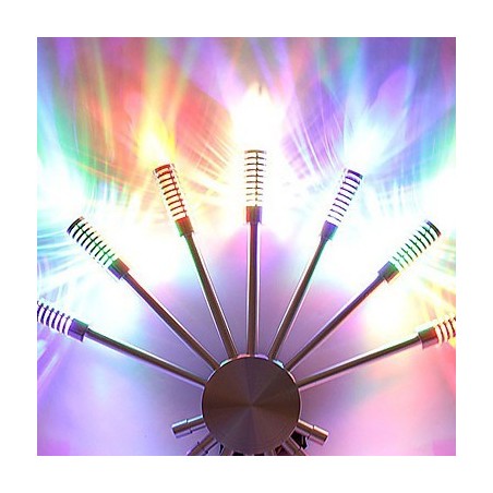 Applique da parete LED moderna a filo, luce diffusa a ventaglio a 7 direzioni