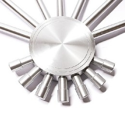 Applique da parete LED moderna a filo, luce diffusa a ventaglio a 7 direzioni
