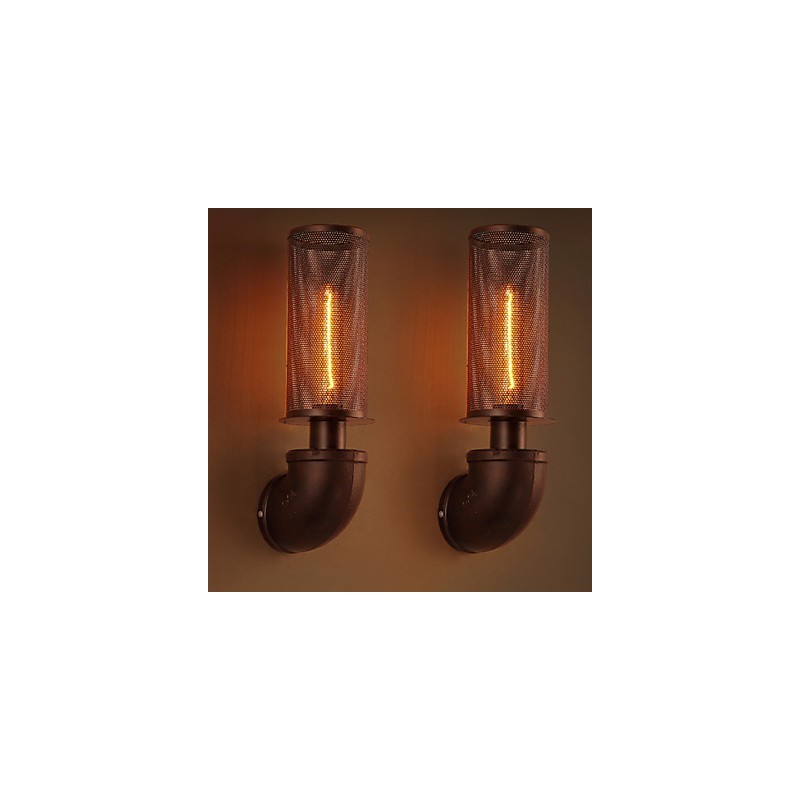 Applique da parete in ferro battuto stile loft creativo LED
