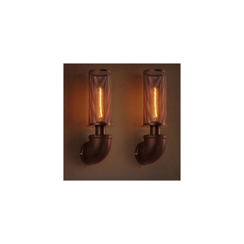 Applique da parete in ferro battuto stile loft creativo LED