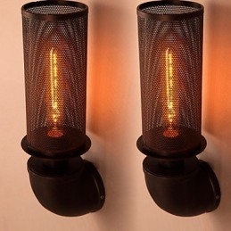 Applique da parete in ferro battuto stile loft creativo LED