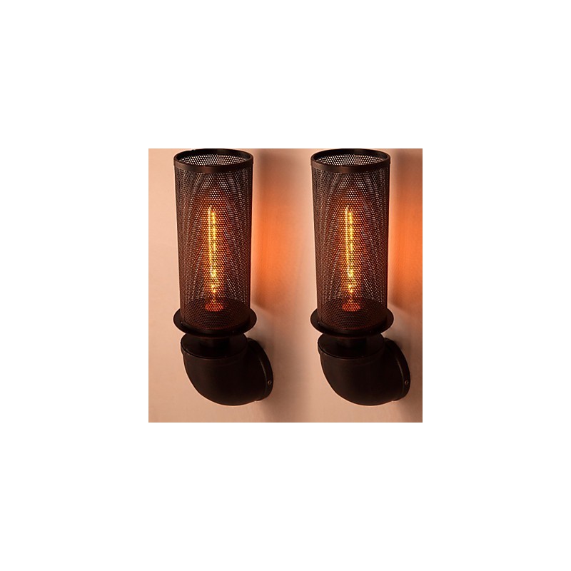 Applique da parete in ferro battuto stile loft creativo LED