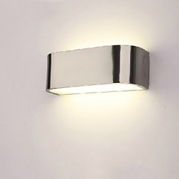 Applique da parete a filo moderna in acrilico con LED integrato, 20,5 cm