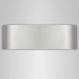 Applique da parete LED in cristallo e metallo cromo, filo, moderna